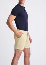 HUSK 6" INSEAM CRINKLE STRETCH CHINO SHORTS PM-2544