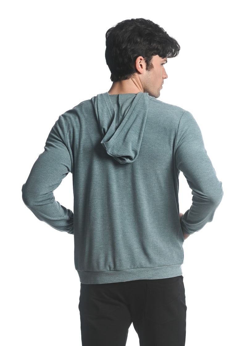 POOL STRETCH KNIT ZIP-UP HOODIE PM-75012