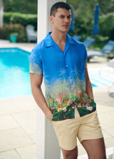 HUSK 6" INSEAM CRINKLE STRETCH CHINO SHORTS PM-2544