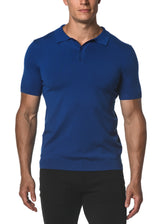 ROYAL SILK/TENCEL 3-BUTTON KNIT POLO PM-16105