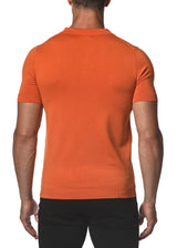 SIENNA SILK/TENCEL 3-BUTTON KNIT POLO PM-16105