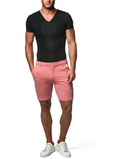 PUNCH 8"INSEAM SOLID SLUB KNIT FLEECE SHORT PM-2440