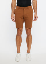 BARK 8"INSEAM SOLID SLUB KNIT FLEECE SHORT PM-2440 Final Sale