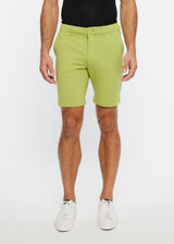 LIME 8"INSEAM SOLID SLUB KNIT FLEECE SHORT PM 2440 Final Sale