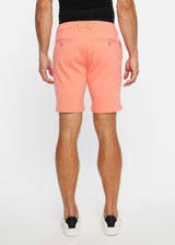 SALMON 8"INSEAM SOLID SLUB KNIT FLEECE SHORT PM-2440