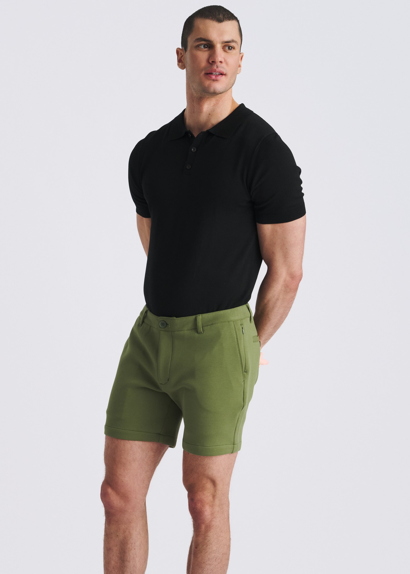 RANGER 6" INSEAM STRETCH KNIT CHINO SHORTS PM-2558