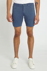 BLUE STONE 8" INSEAM STRETCH KNIT VINTAGE LOOK JEANS SHORT PM-3012