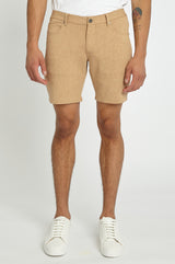 CLAY 8" INSEAM STRETCH KNIT VINTAGE LOOK JEANS SHORT PM-3012