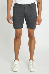 IRON ORE 8" INSEAM STRETCH KNIT VINTAGE LOOK JEANS SHORT PM-3012