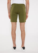 OLIVE BRANCH 8" INSEAM STRETCH KNIT VINTAGE LOOK JEANS SHORT PM-3012