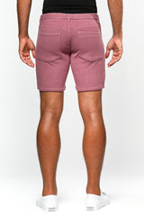 WILD BERRY 8" INSEAM STRETCH KNIT CORD 5-PKT JEANS SHORT PM-3021