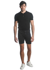 BLUE FADE 8" INSEAM VINTAGE WASH STRETCH JEANS SHORTS PM-3032