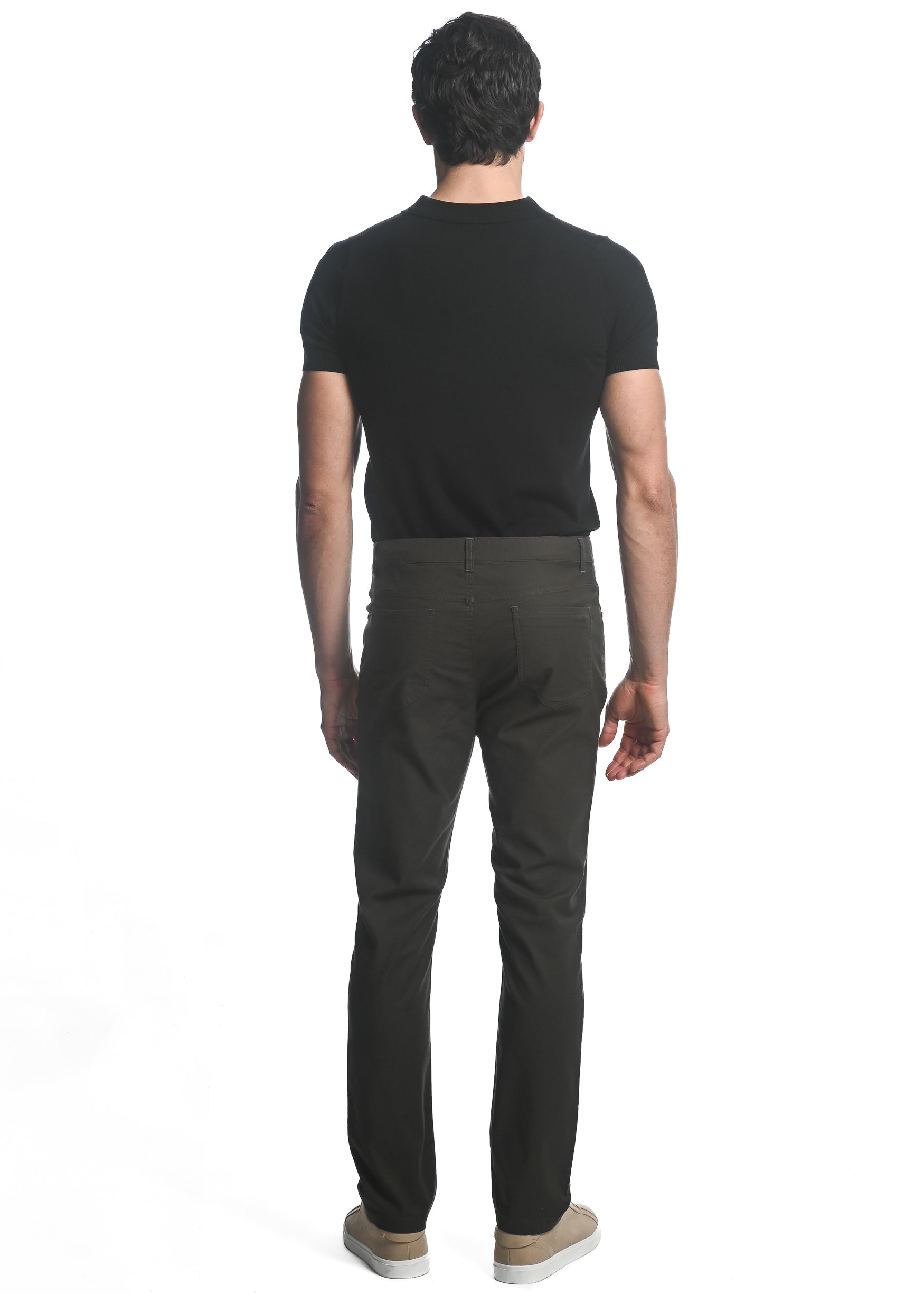 CARBON TEXTURED STRETCH WOVEN 5-POCKET JEANS PM-3036