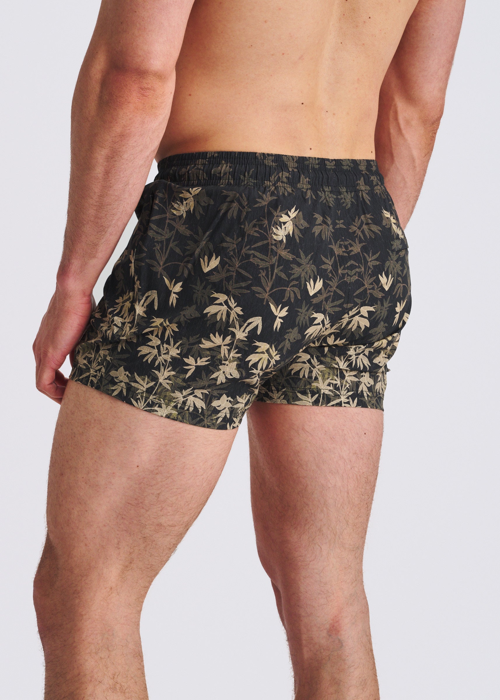 KHAKI/RANGER FAUNA 2.5"INSEAM PRINTED SWIM SHORTS W/MESH LINING PM-6002-74