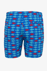 BLUE/RED LOBSTERS BELIZE 6" INSEAM SWIM SHORTS PM-6003-12 Final Sale