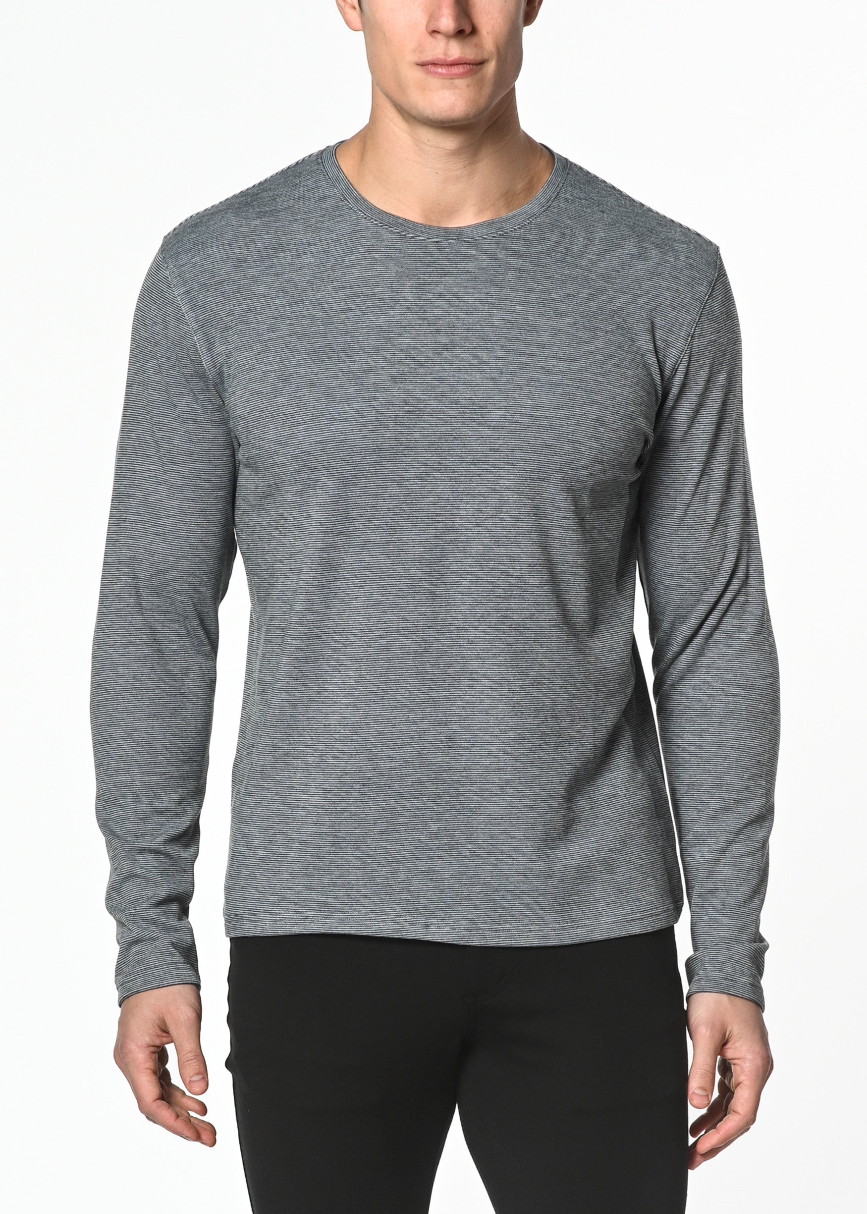 NAVY CREW NECK KNIT PULLOVER PM-75000