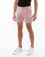 BLUSH 6" INSEAM TEXTURED STRETCH KNIT CHINO SHORTS PM-2530-01