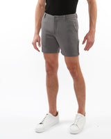 CEMENT 6" INSEAM TEXTURED STRETCH KNIT CHINO SHORTS PM-2533