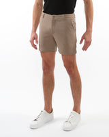 MOCHA 6" INSEAM TEXTURED JACQUARD STRETCH KNIT CHINO SHORTS PM-2533