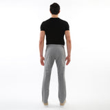 ASH GREY LIGHTWEIGHT WASHED TEXTURED STRETCH WOVEN 5-POCKET JEANS PM-3049