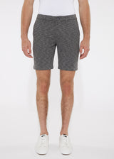 CHARCOAL SPACE DYE STRETCH KNIT 8" SHORTS PM-2500 Final Sale