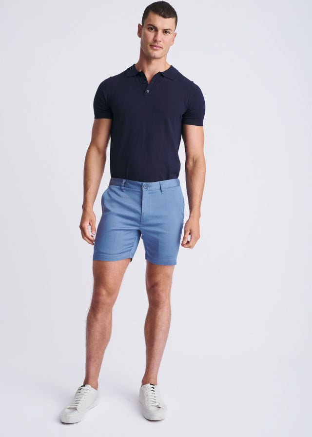 BLUE FIN 6" INSEAM TEXTURED STRETCH CHINO SHORTS PM-2543