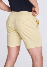 HUSK 6" INSEAM CRINKLE STRETCH CHINO SHORTS PM-2544