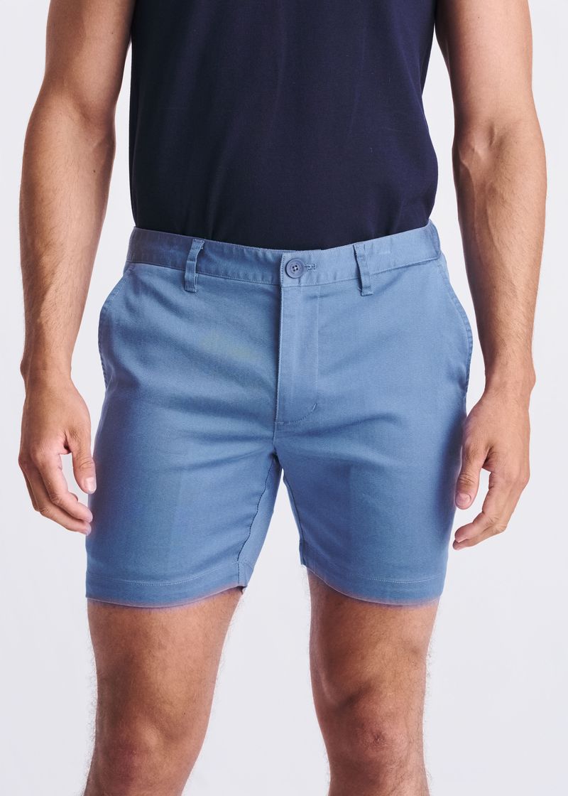 BLUE FIN 6" INSEAM TEXTURED STRETCH CHINO SHORTS PM-2543