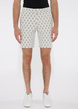 VANILLA FLORAL 8" INSEAM KNIT TEXTURED JACQUARD SHORT Final Sale