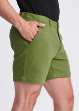 PRAIRIE 6" INSEAM TEXTURED STRETCH KNIT CHINO SHORTS PM-2541