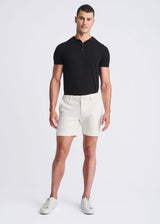 PARCHMENT 6" INSEAM TEXTURED STRETCH KNIT CHINO SHORTS PM-2541