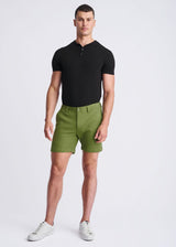 PRAIRIE 6" INSEAM TEXTURED STRETCH KNIT CHINO SHORTS PM-2541