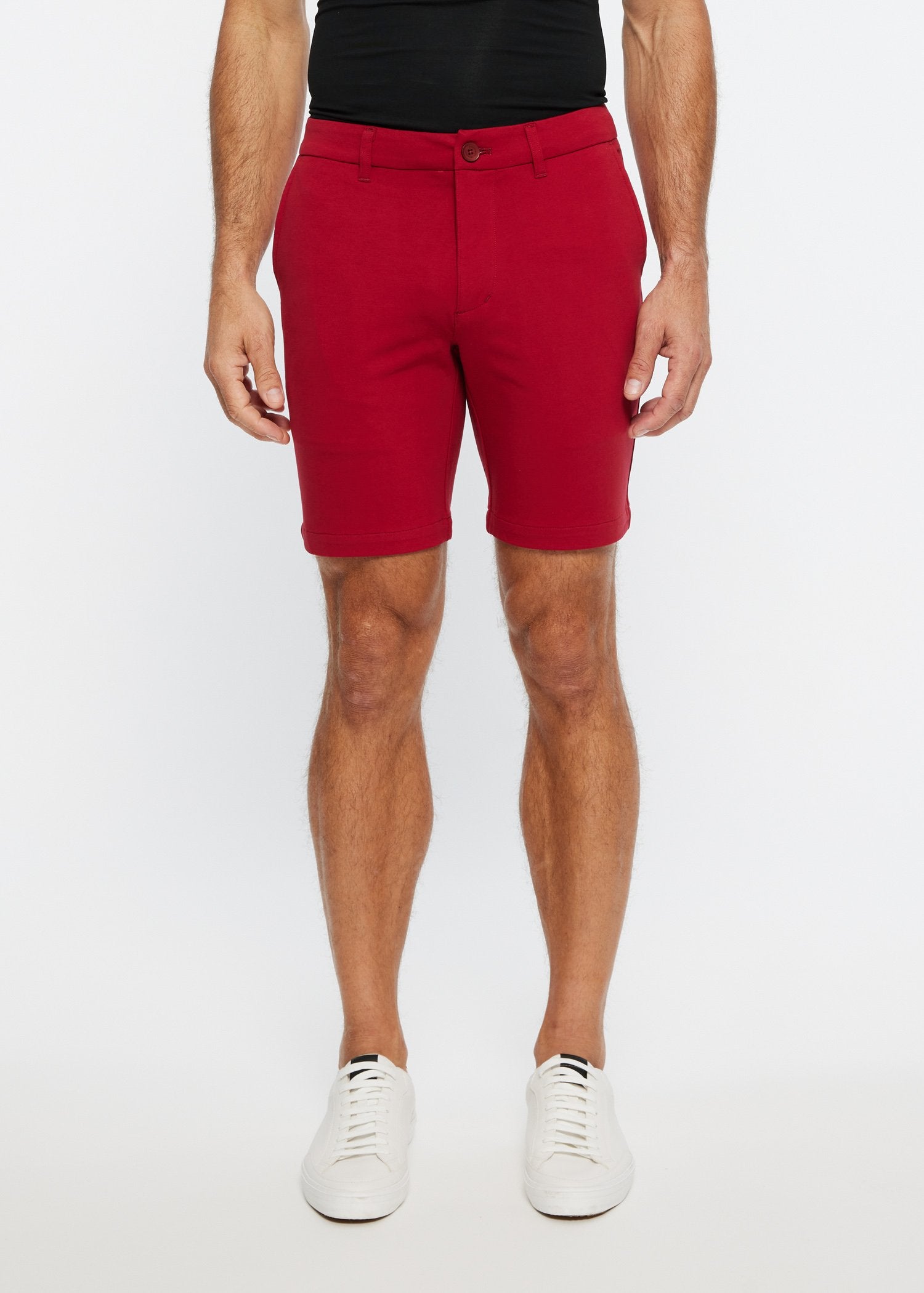 FLAME 8"INSEAM SOLID SLUB KNIT FLEECE SHORT PM-2440 Final Sale