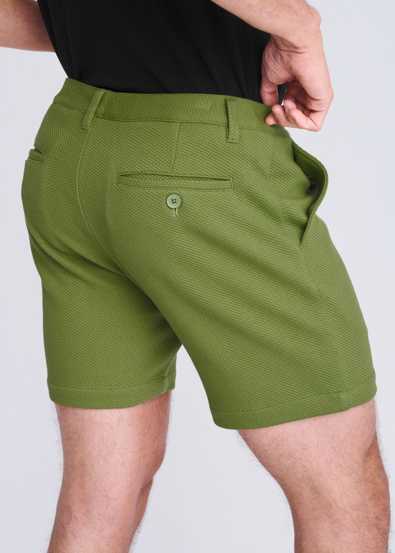 PRAIRIE 6" INSEAM TEXTURED STRETCH KNIT CHINO SHORTS PM-2541