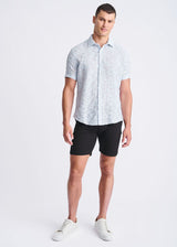 CLOUD LIGHTWEIGHT JACQUARD SHORT SLEEVE SHIRT PM-51002