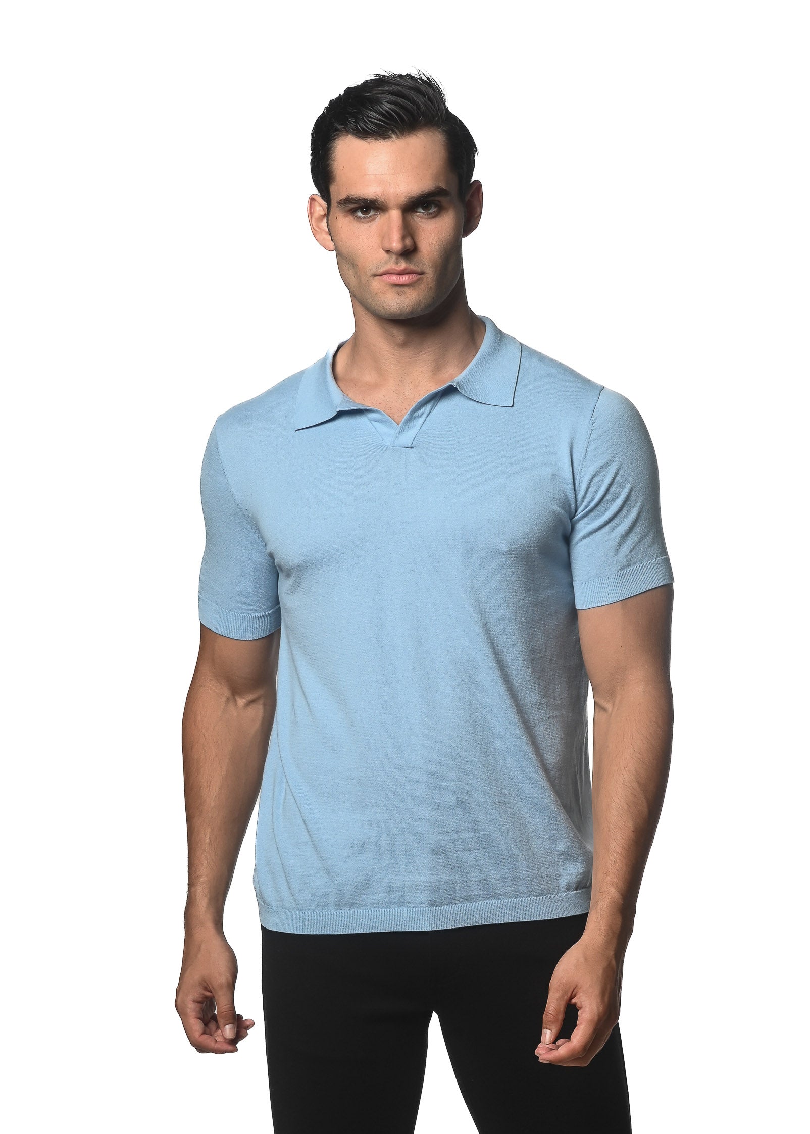 SKY JOHNNY COLLAR KNITTED POLO PM-16230