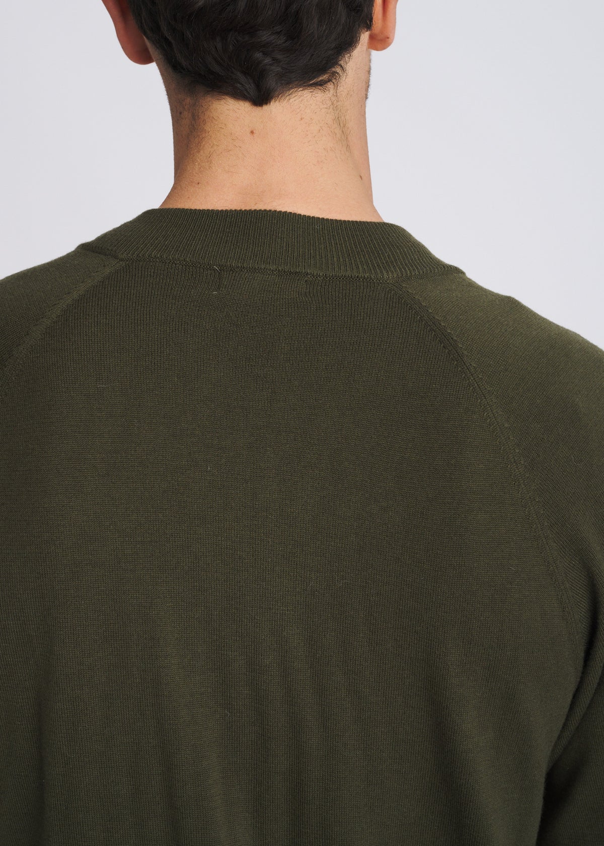 RANGER GREEN KNIT ZIP-UP CARDIGAN PM-16416