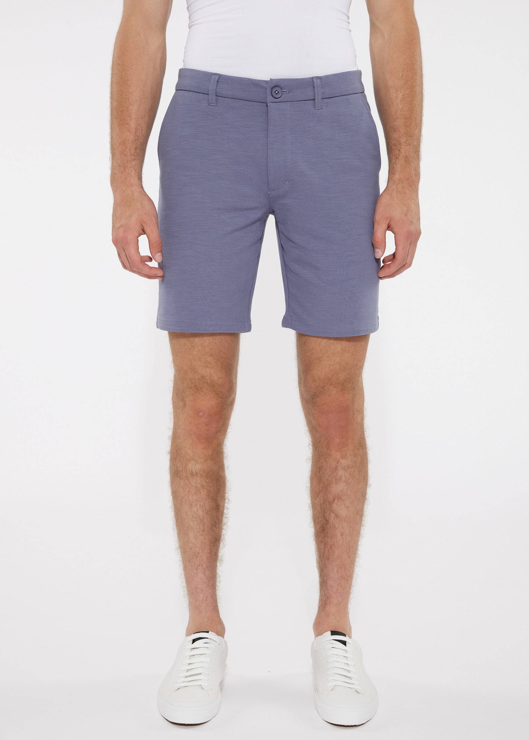 ARCTIC SKY 8"INSEAM SOLID SLUB KNIT FLEECE SHORT PM-2440 Final Sale