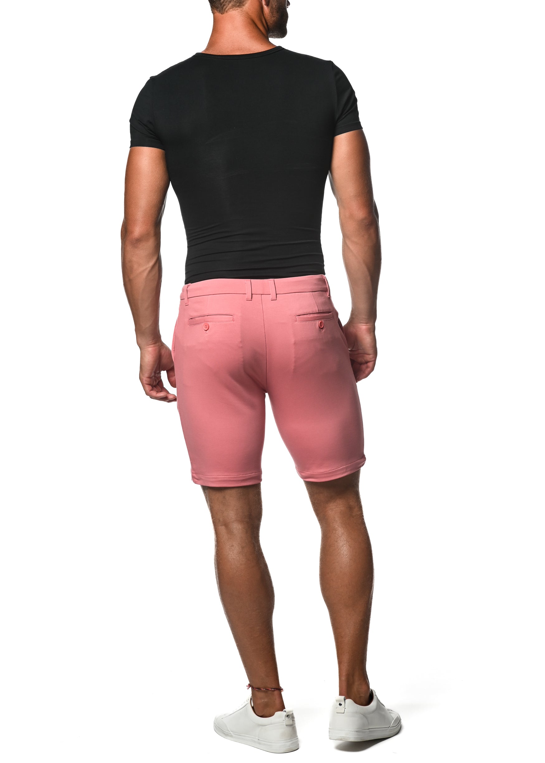 PUNCH 8"INSEAM SOLID SLUB KNIT FLEECE SHORT PM-2440