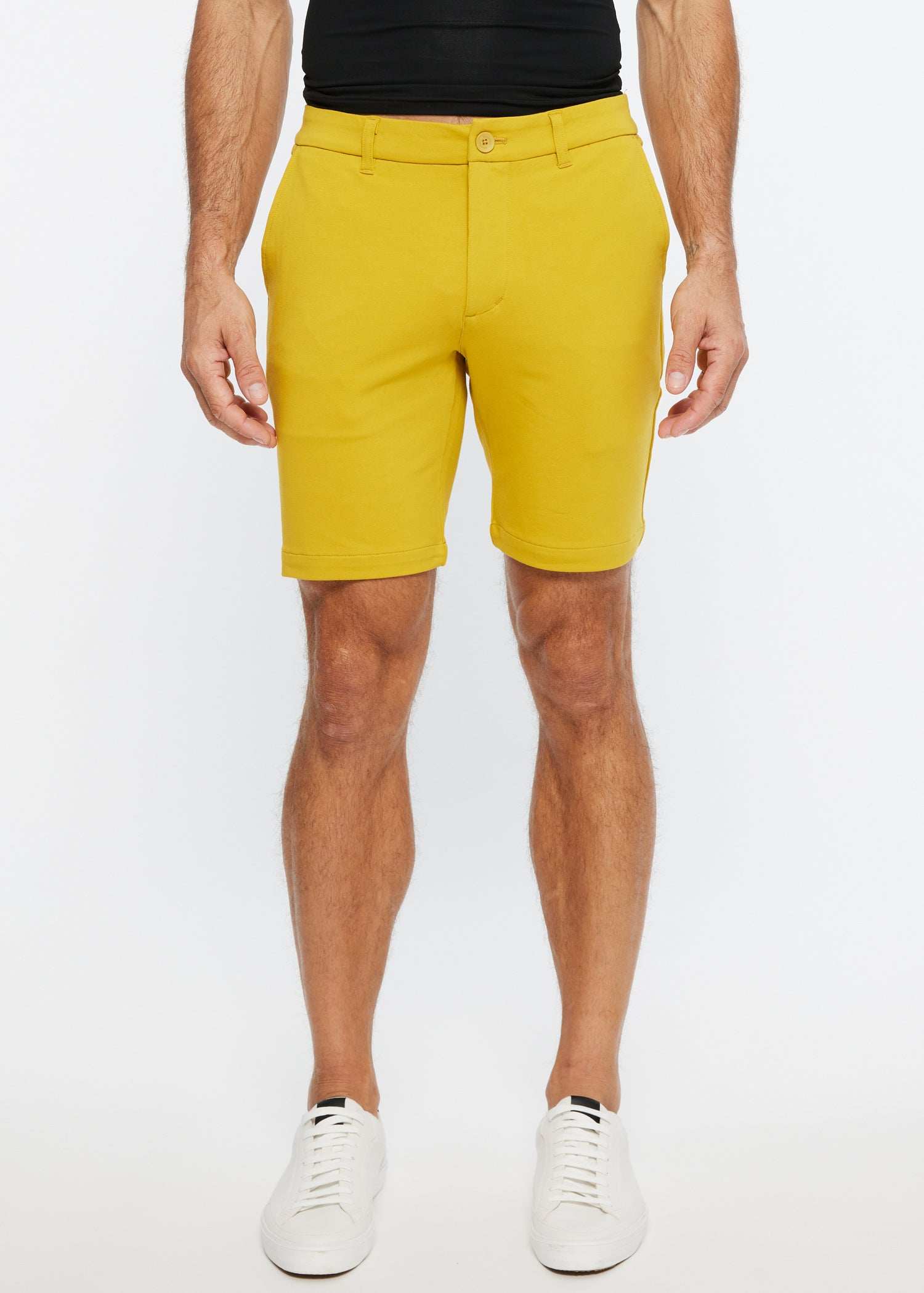 MANGO 8"INSEAM SOLID SLUB KNIT FLEECE SHORT PM 2440 Final Sale