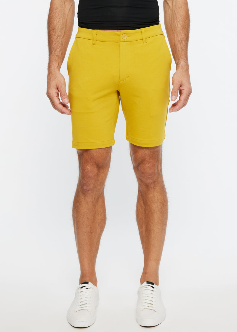 MANGO 8"INSEAM SOLID SLUB KNIT FLEECE SHORT PM 2440