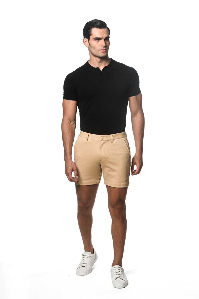 TOAST 6" INSEAM TEXTURED STRETCH KNIT CHINO SHORT PM-2530