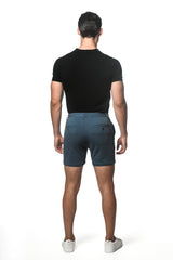 BLUE STONE 6" INSEAM TEXTURED STRETCH KNIT CHINO SHORT PM-2531