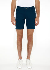 TURQUOISE 8 INCH INSEAM STRETCH KNIT JEANS SHORTS PM-3009