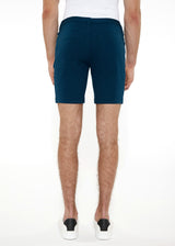 TURQUOISE 8 INCH INSEAM STRETCH KNIT JEANS SHORTS PM-3009