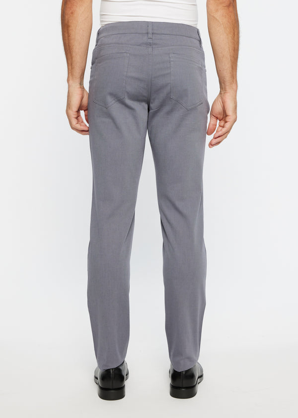 SLATE 5-POCKET TEXTURED STRETCH WOVEN PANTS PM-3023