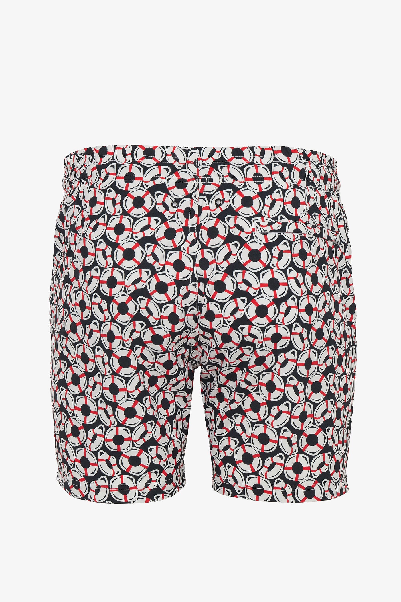 NAVY/RED BUOYS BELIZE 6" INSEAM SWIM SHORTS PM-6003-02 FINAL SALE