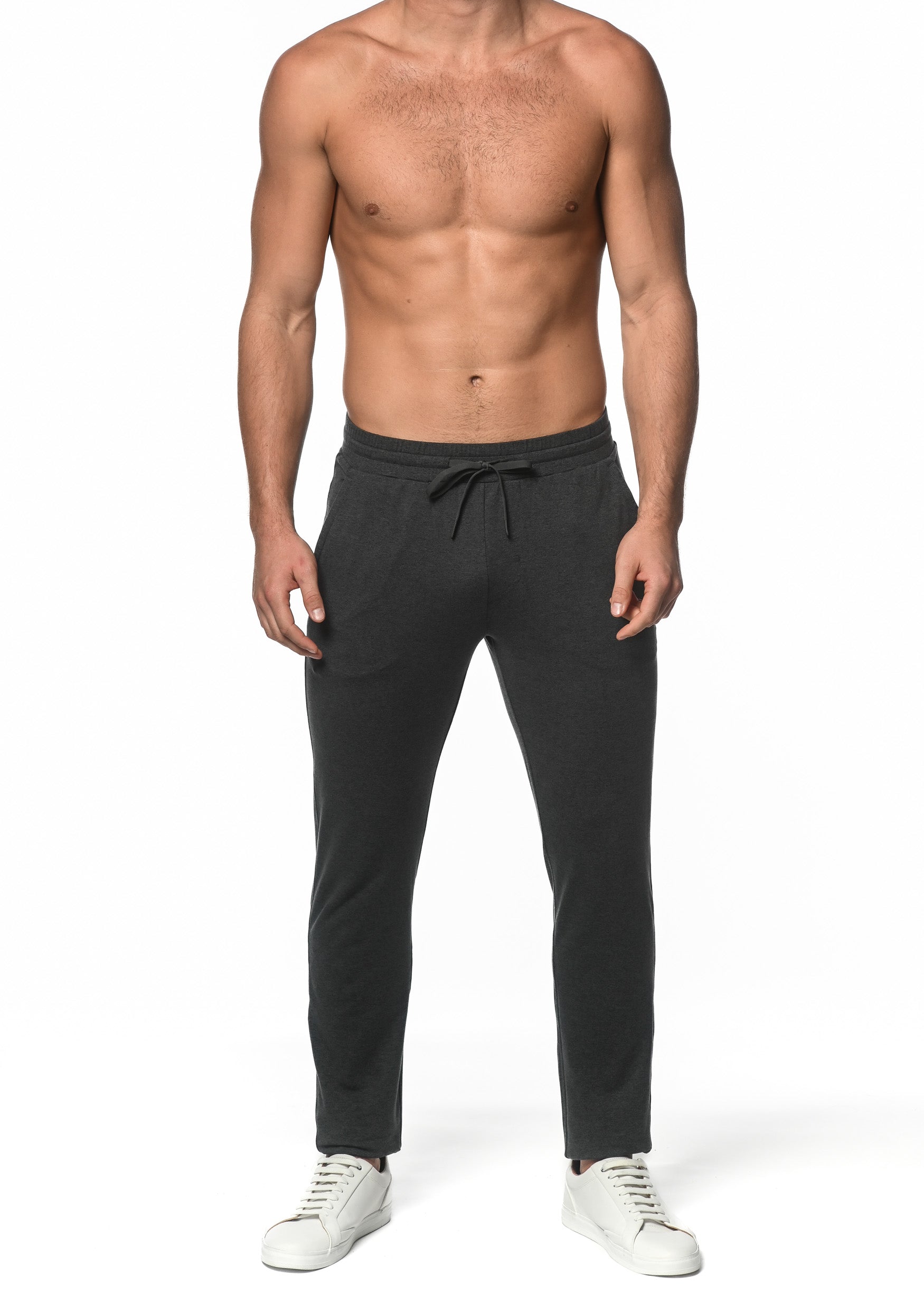 GREY KNIT JOGGER PM-70004