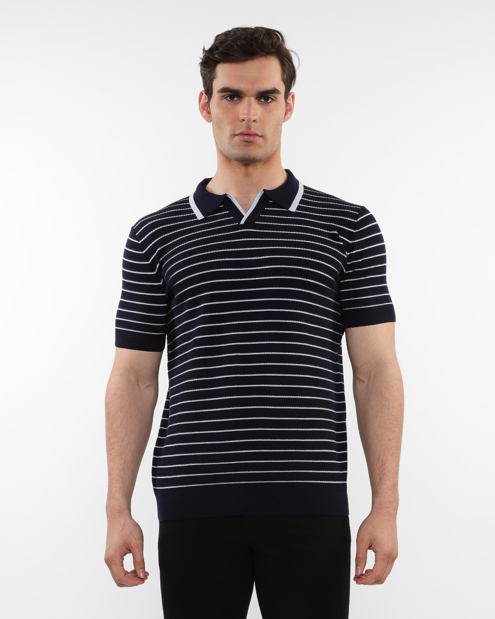 トップス A.PRESSE Cotton Knit S/S Polo Shirts M A.PRESSE 