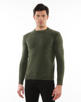 MOSS CREW NECK WOOL SWEATER PM-16406